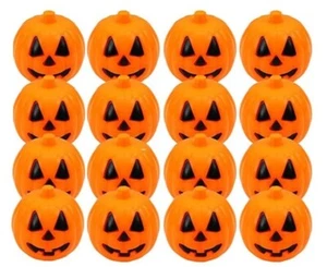  10 Pcs Halloween Mini Pumpkin Containers - Open Pumpkin Shell Party- NEW - Picture 1 of 6