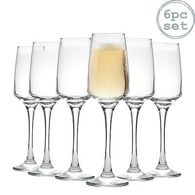 Tallo Champagne Flutes Contemporary Glasses, 230ml - Box Of 6 • 14.54£