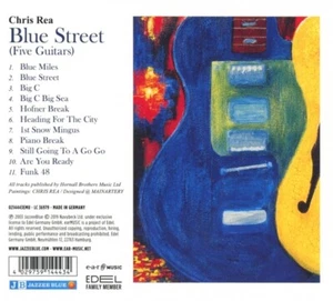 CHRIS REA - BLUE STREET (FIVE GUITARS) CD NEU - Bild 1 von 1