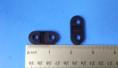 1 paquete de 10- Base de montaje de conectores, doble, para conectores banana, 4654-0, POMONA Foto 1 de 2