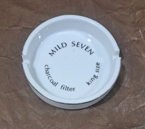RARE VTG 1970S MILD SEVEN CHARCOAL CIGARETTE ASHTRAY W/O THE 7 IN THE CENTER - Picture 1 of 5