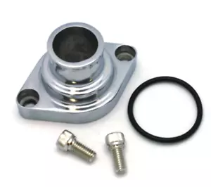 Cuello de agua recto de aluminio pulido, se adapta a Chevy SBC BBC - Imagen 1 de 1
