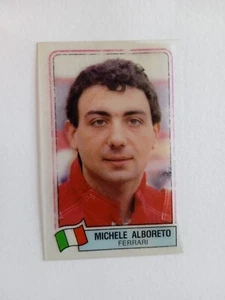 MICHELE ALBORETO FERRARI FORMULA 1 GRAND PRIX 1984 PANINI PLASTIFICATA OTTIMA - Imagen 1 de 2