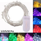 Battery Led Micro Rice Wire Copper String Fairy Lights Diy Party Christmas Decor
