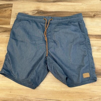 Brixton Show Hombre Pequeño Cordón Ligero Azul Cintura Elástica 6" Foto 1 de 4