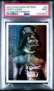 2022 Topps Star Wars Masterwork Original Trilogy Posters Darth Vader /299 PSA 9 - Picture 1 of 2