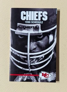 1990 Kansas City Chiefs Football Pocket Schedule NFL Southwest Airlines 🏈🏈 - Picture 1 of 3