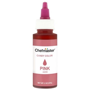 Chefmaster by US Cake Supply 2-Ounce Liquid Candy Food Color Color Pink - Picture 1 of 5