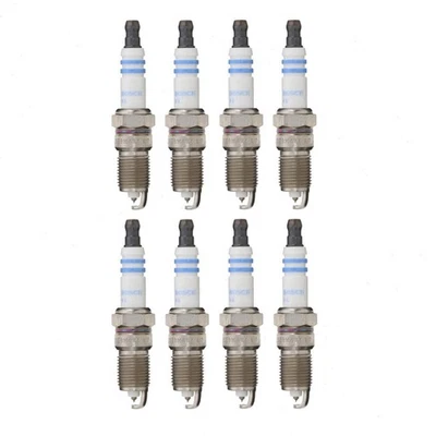 8 двойных иридиевых свечей зажигания Bosch для Chevrolet Express 4500 td 2009-2018 годов выпуска - Изображение 1 из 4