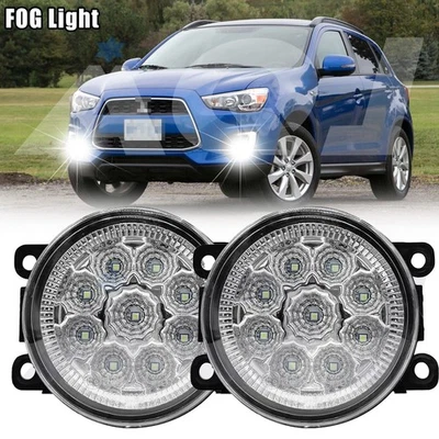 For Mitsubishi RVR 2011-2017 Fog Lights Front Clear Bumper Driving Lamps PAIR Foto 1 de 4