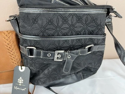 Croft & Barrow Bolso Negro Usado con Bonus NUEVO CON ETIQUETAS Cartera George Foto 1 de 4