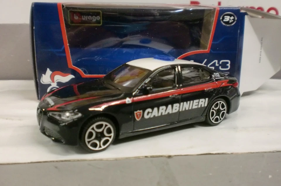 BURAGO 1/43 - ALFA ROMEO GIULIA  - CARABINIERI - Immagine 1 di 1