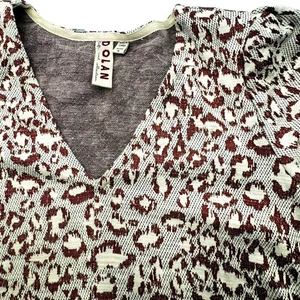 ANTHROPOLOGIE DOLAN NWT Women's Medium Petite Leopard Print Sweater Dress Cozy - Picture 1 of 10