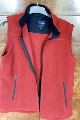 James Pringle Mens Sleeveless Fleece Red Gilet Bodywarmer Medium - Image 1 of 4