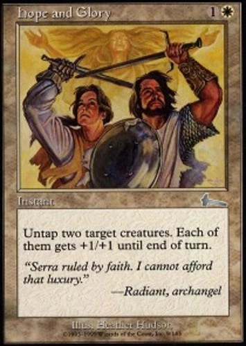 Hope and Glory - Urza's Legacy #9/144 MTG Magic The Gathering - Image 1 of 1