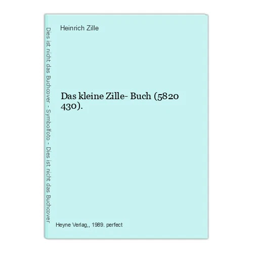 Das kleine Zille- Buch (5820 430). Zille, Heinrich: 1243231 - Bild 1 von 1