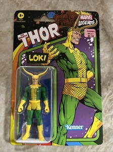 Marvel Legends Retro Style Loki Mighty Thor 3.75” Action Figure NEW - Picture 1 of 2