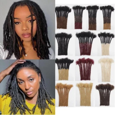 100% Real Human Hair Dreadlocks Extensions Crochet Braiding Hair Dreads Locs - Image 1 of 4