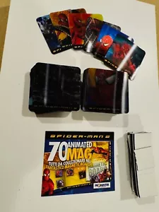 Spider-Man 2 Animated 3-D Motion Magnet (2004) 70 Karten Set Italy by Prominter😍 - Bild 1 von 4