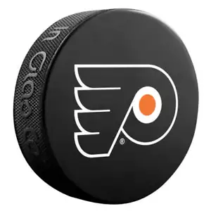 Official Philadelphia Flyers Basic Tam Logo Collectors NHL Hockey Game Puck - Picture 1 of 2