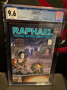 Raphael #1 CGC 9.6 WP 2nd Second Printing Teenage Mutant Ninja Turtles Mirage