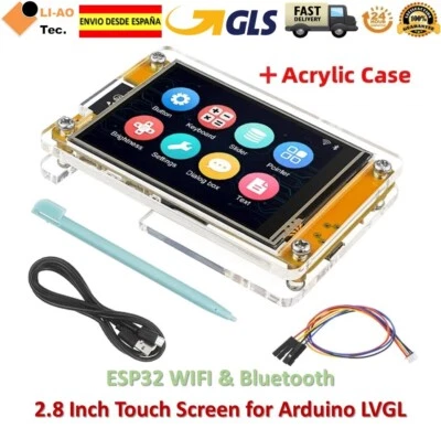 ESP32 Display 2.8 Inch 240*320 Touch Screen LCD TFT WiFi BT for Arduino LVGL - Imagen 1 de 4