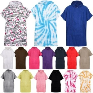 A2Z 4 Kids Bathrobe 100% Cotton Hooded Towelling Dressing Gown Unisex 2-13 Years - Picture 1 of 77