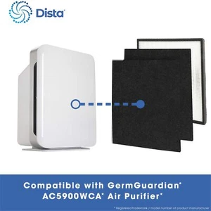 FLT5900 Filter J Compatible with GermGuardian Air Purifier AC5900WCA and AC5900 - Picture 1 of 7