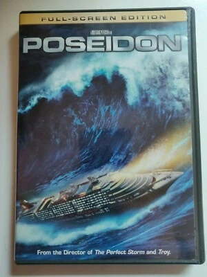 Poseidon (DVD, 2006, Full Frame) Warner Brothers Movie Film Sea Ocean Action  - Image 1 of 3