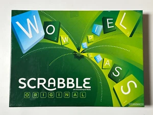 Scrabble Original Brettspiel Familienspiel Mattel Spiele Kreuzwort unbespielt - Imagen 1 de 6