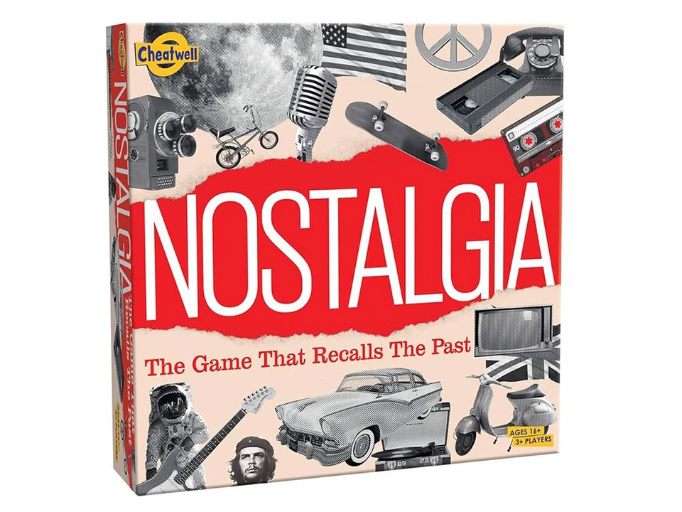 Cheatwell Games Nostalgia Board Game 16+ Quiz Game With Over 1200 Question - Image 1 of 4