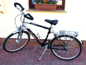 ALU Herren Fahrrad Vollfederung 28 Zoll City Star Comfort hoher Rahmen - Bild 1 von 8