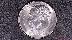 2015 P Roosevelt Dime triple Die Obverse, Double die reverse With Full Bands - Picture 1 of 10