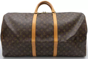 LOUIS VUITTON KEEPALL 60 REISETASCHE TRAVEL BAG WEEKENDER TASCHE LUXUS BOSTON 2 - Bild 1 von 15