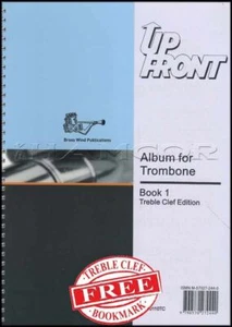 Up Front Album for Trombone 1 Treble Clef Music Book plus Key Signature Bookmark - Picture 1 of 7