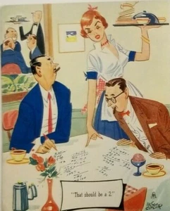 Anderson Physical Laboratory Illinois Humor Scott 1957 Advert Blotter #1  E1B - Picture 1 of 3