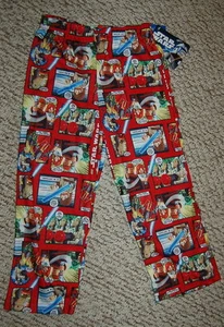 Boys STAR WARS Sleep Pants COMIC STRIP Flame Resistant Size 6 Pajamas - Picture 1 of 2