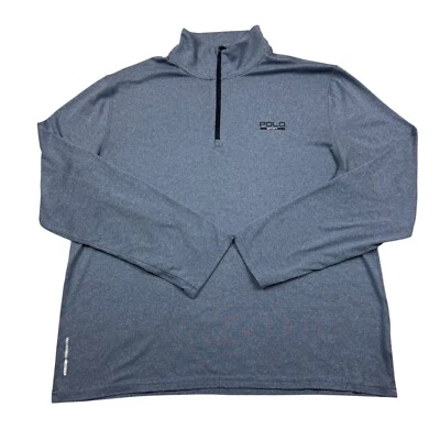 Polo Ralph Lauren Sport Golf Performance 1/4 Cremallera Pullover ThermoVent Azul Talla L Foto 1 de 4