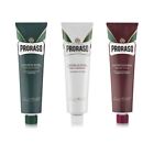 PRORASO Shaving CREAM Triple TUBE Selection Pack | Green/White/Red | 150ml tubes