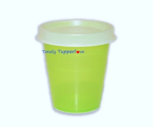 1 Tupperware Midget Single Container 2 oz. Green & Sheer Little Tupper Mini ❤ - Picture 1 of 2
