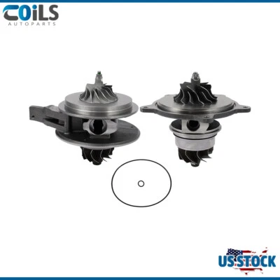 For Ford F250 F350 6.4L High & Low Pressure Twin Turbo Cartridge CHRA Core Set - Image 1 of 4