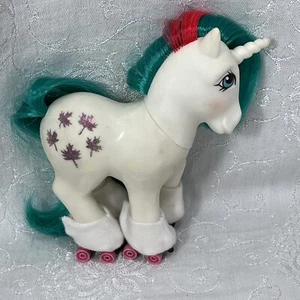 Vintage My Little Pony G1 Gusty Unicorn Pony MLP Sparkle Maple Leaves Skate 1984 - Bild 1 von 15