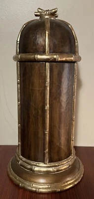 家居装饰/容器16.25英寸高圆形带盖 — 第 1/4 张图片