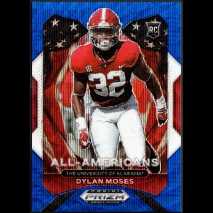 DYLAN MOSES 2021 Panini Prizm Draft Picks #190 All-Americans RC Blue Wave /249 - Picture 1 of 2