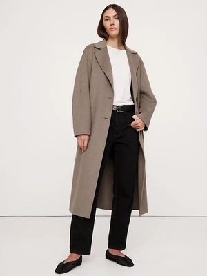 Abrigo superior BANANA REPUBLIC de gran tamaño doble cara nuevo con etiquetas - mediano Mocha Chai #608126 Foto 1 de 4