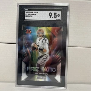 2023 Panini Prizm Joe Burrow Prizmatic Cincinnati Bengals #9 SGC 9.5 - Picture 1 of 2