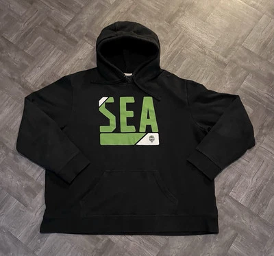 Fanatics Seattle Sounders FC MLS Mens XXL Black Hoodie Sweatshirt Soccer 2XL SEA - Image 1 of 4