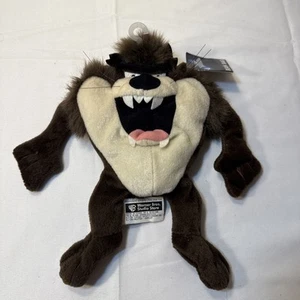 VTG Taz Tasmanian Devil Plush Bean Bag Warner Bro WORKS - Picture 1 of 4