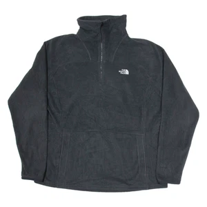 THE NORTH FACE Womens Fleece Black 1/4 Zip Tight Knit XL - Picture 1 of 6
