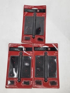 Everbilt dekoratives Türscharnier 4 Zoll 10,2 cm Öl Gummi Bronze Finish 256 12 - Bild 1 von 4